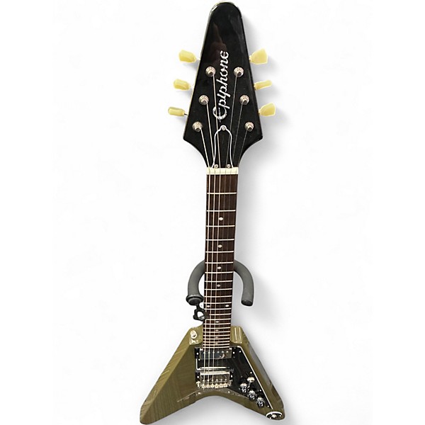 Used Epiphone 2020 FLYING V OLIVE Solid Body Electric Guitar