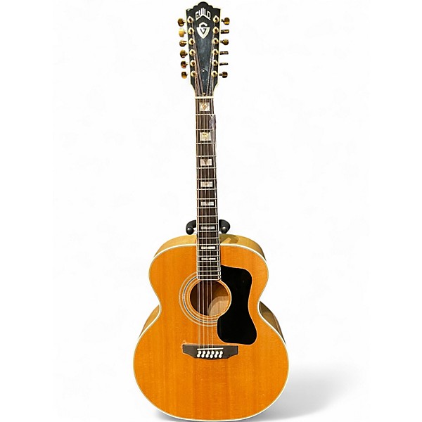 Vintage 1980 Guild F412BLD Natural 12 String Acoustic Guitar