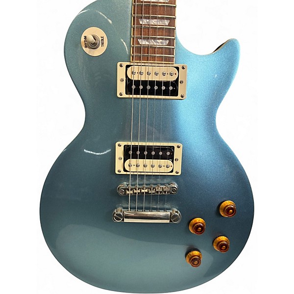Used Epiphone Les Paul Traditional PRO III Pelham Blue Solid Body Electric Guitar