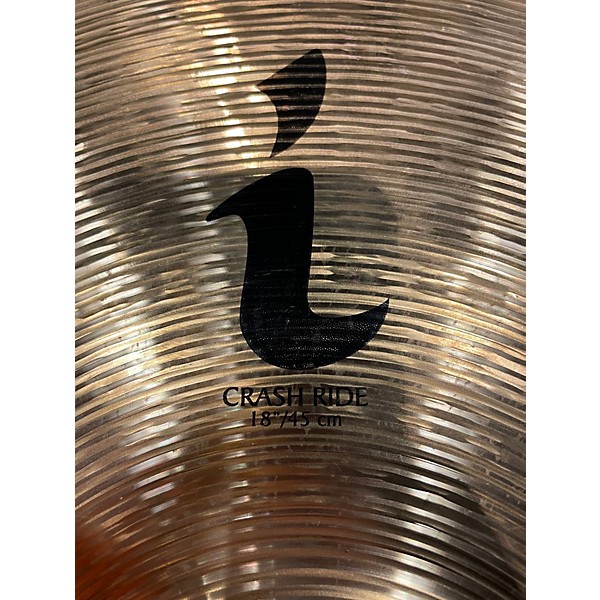 Used Zildjian 18in I Series Crash Ride Cymbal