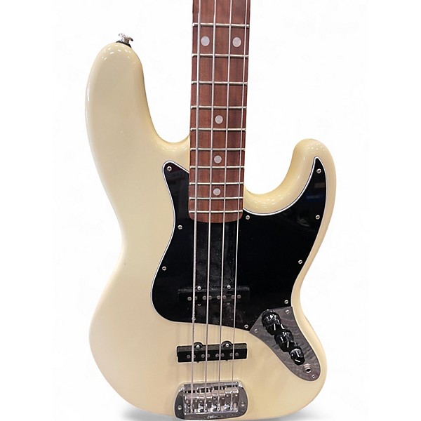 Used G&L Fullerton Deluxe JB Olympic White Electric Bass Guitar