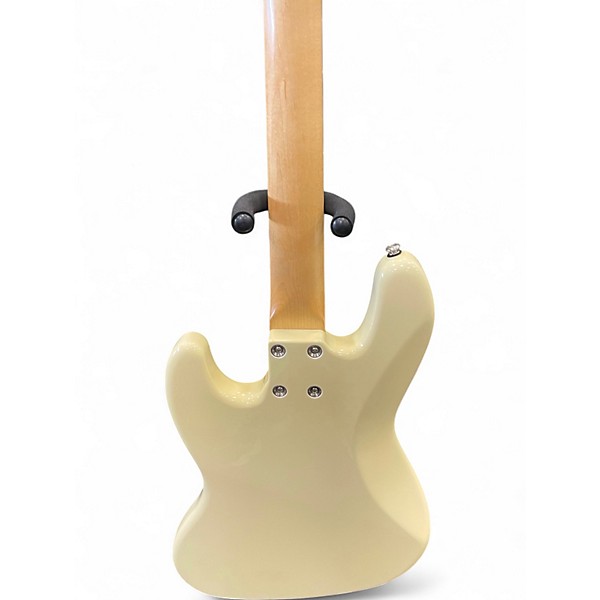 Used G&L Fullerton Deluxe JB Olympic White Electric Bass Guitar