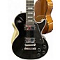 Used Gibson Les Paul Custom Black Solid Body Electric Guitar