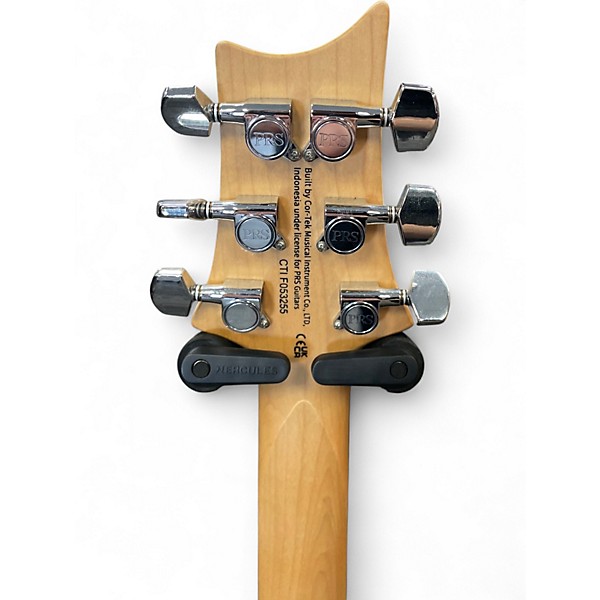 Used PRS SE Custom 24 Crimson Red Trans Solid Body Electric Guitar