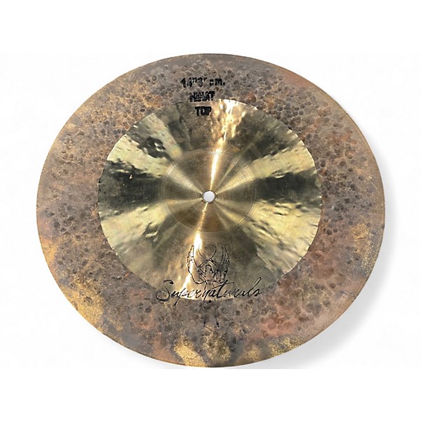 Used Supernatural Cymbals 14in Omega Hi Hat Pair Cymbal