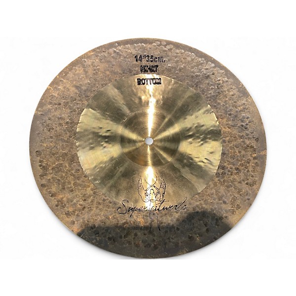 Used Supernatural Cymbals 14in Omega Hi Hat Pair Cymbal