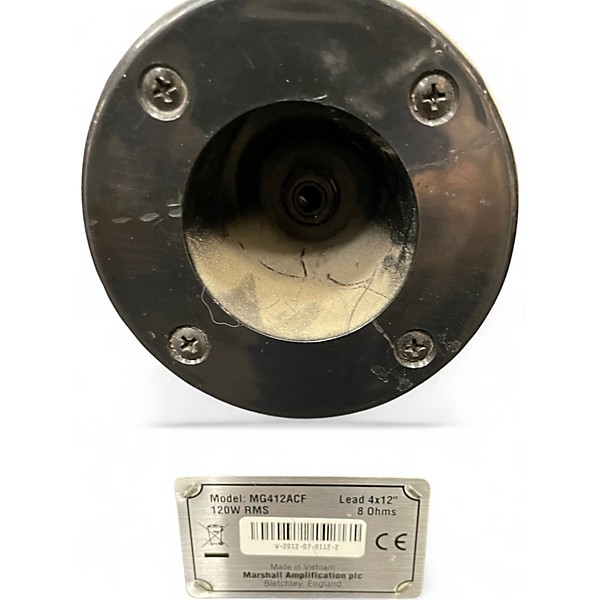 Used Marshall MG412ACF 4x12 Slant Guitar Cabinet