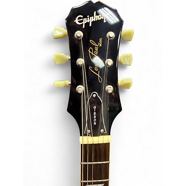 Used Epiphone Les Paul Standard Cherry Sunburst Solid Body Electric Guitar