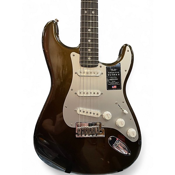 Used Fender American Ultra II Stratocaster Texas Tea Solid Body Electric Guitar