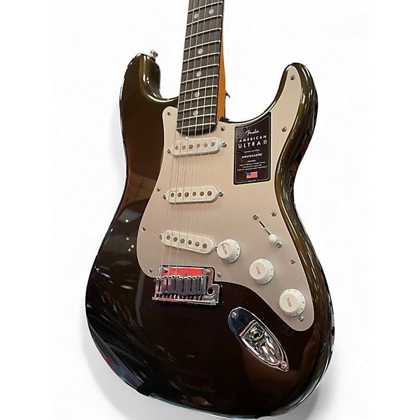 Used Fender American Ultra II Stratocaster Texas Tea Solid Body Electric Guitar