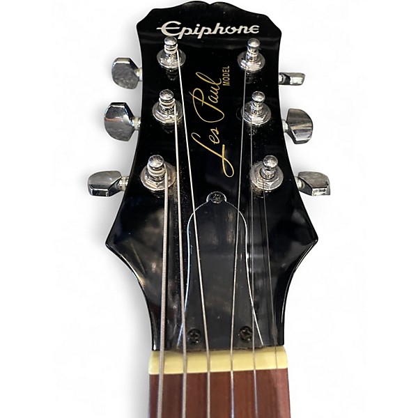 Used Epiphone Les Paul Studio Black Solid Body Electric Guitar