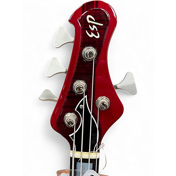 Used ESP Stream Made in Japan Red Electric Bass Guitar