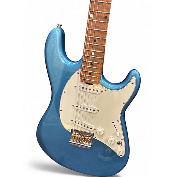 Used Ernie Ball Music Man Cutlass Blue Solid Body Electric Guitar