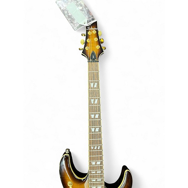 Used Schecter Guitar Research CSH-1 Sunburst Hollow Body Electric Guitar