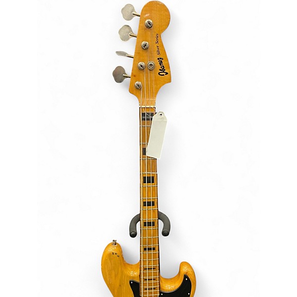 Used Ibanez Silver Series Jazz Natural Electric Bass Guitar
