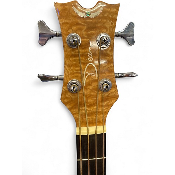 Used Dean EQABA GN QUILT ASH Acoustic Bass Guitar