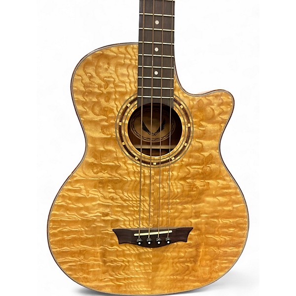 Used Dean EQABA GN QUILT ASH Acoustic Bass Guitar