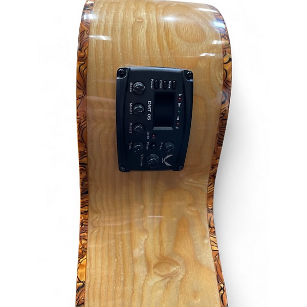 Used Dean EQABA GN QUILT ASH Acoustic Bass Guitar