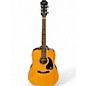 Used Epiphone PR150 Natural Acoustic Guitar thumbnail