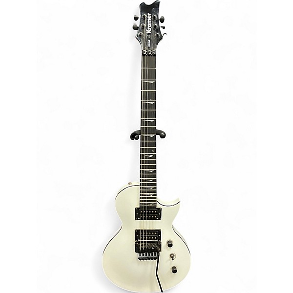 Used Kramer Assault Plus FR White Solid Body Electric Guitar