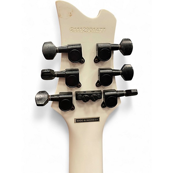 Used Kramer Assault Plus FR White Solid Body Electric Guitar