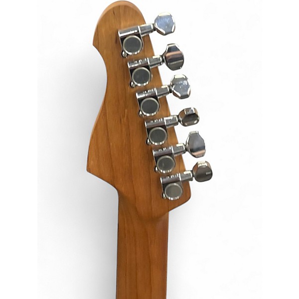 Used Warmoth T STYLE Black Solid Body Electric Guitar