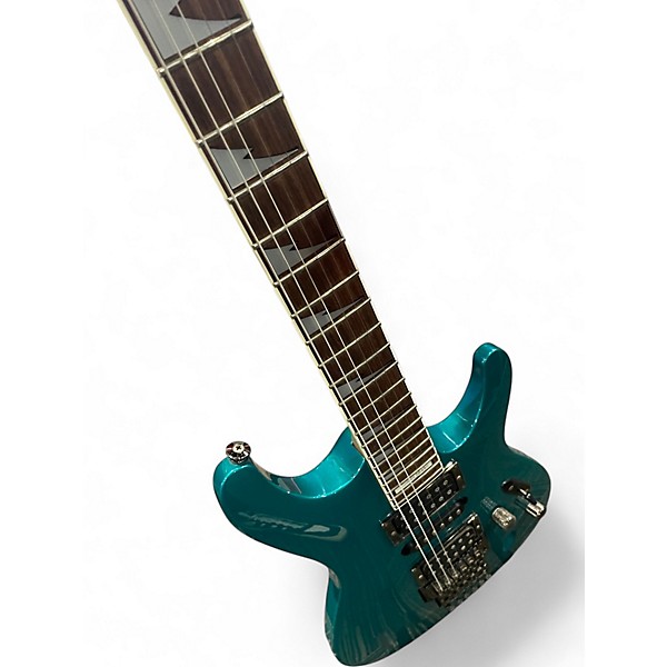 Used Ibanez S540FM S Series Trans Green Solid Body Electric Guitar