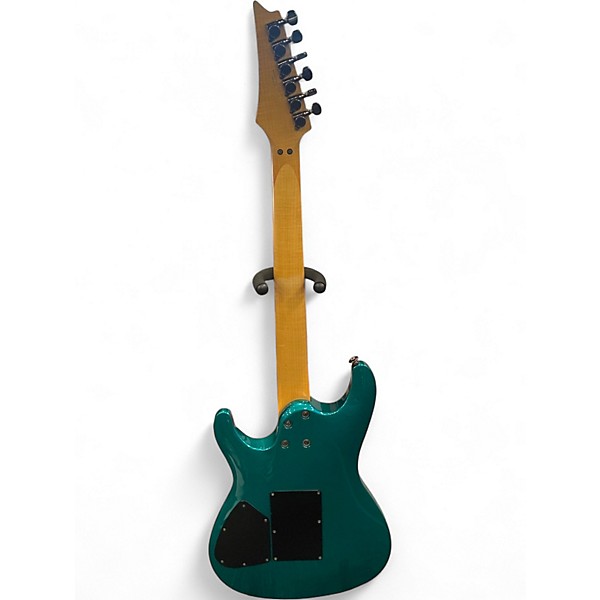 Used Ibanez S540FM S Series Trans Green Solid Body Electric Guitar