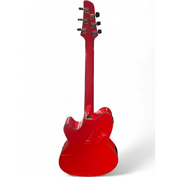 Used Ibanez TCY15E TALMAN Candy Apple Red Acoustic Electric Guitar