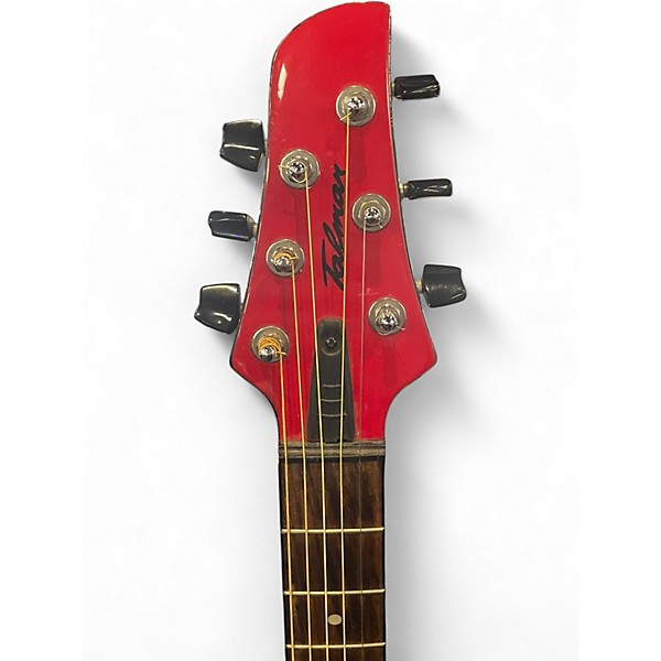 Used Ibanez TCY15E TALMAN Candy Apple Red Acoustic Electric Guitar