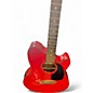Used Ibanez TCY15E TALMAN Candy Apple Red Acoustic Electric Guitar