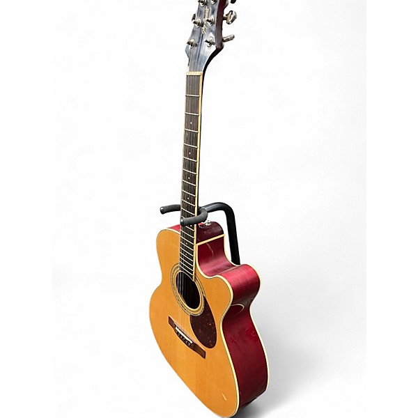 Used Greg Bennett Design by Samick OM5CE Natural Acoustic Guitar