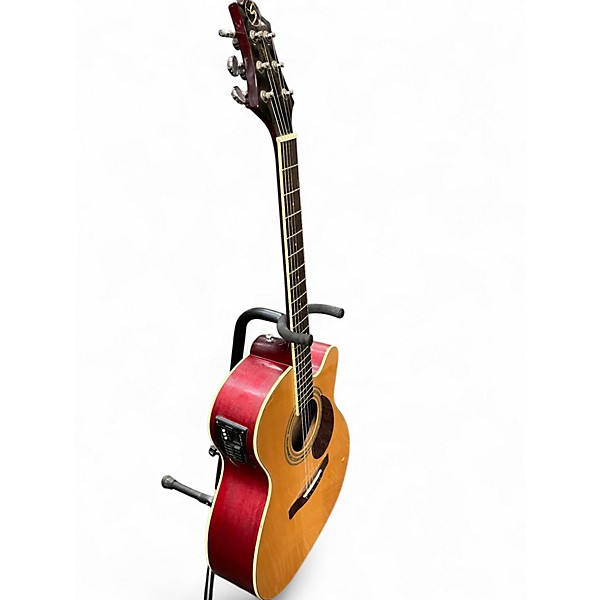 Used Greg Bennett Design by Samick OM5CE Natural Acoustic Guitar