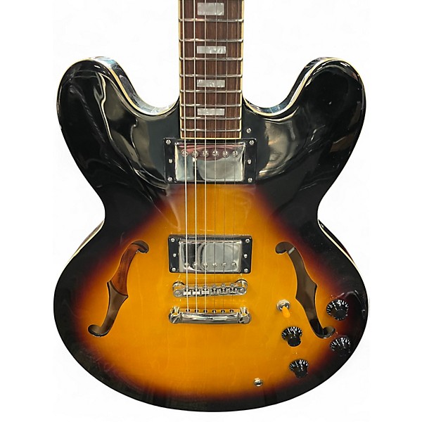 Used Epiphone ES335 Pro SUNBURST Hollow Body Electric Guitar