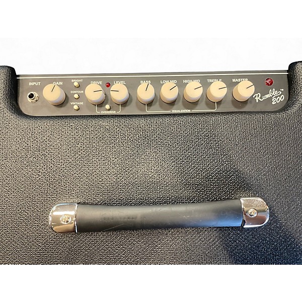 Used Fender RUMBLE 200 Bass Combo Amp