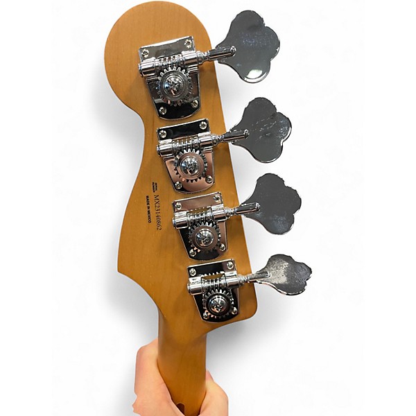 Used Fender Player Plus Jass Bass WHITE Electric Bass Guitar