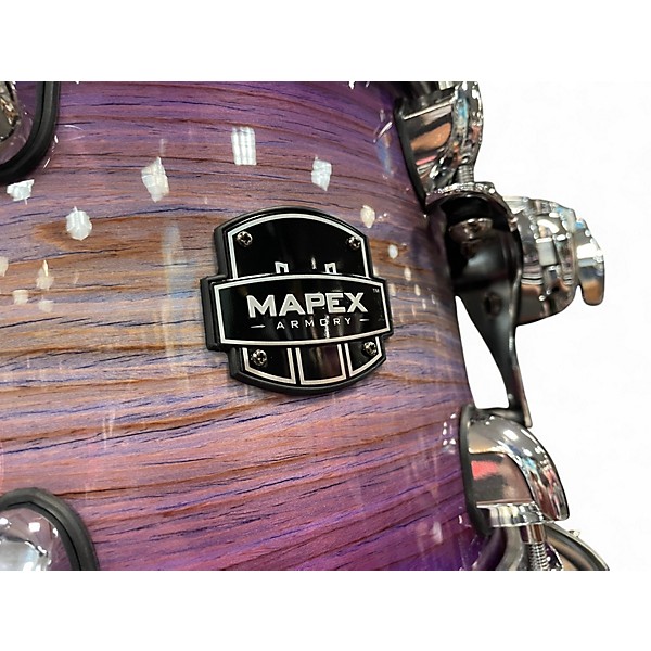 Used Mapex 5 Piece  ARMORY PURPLE FADE Drum Kit