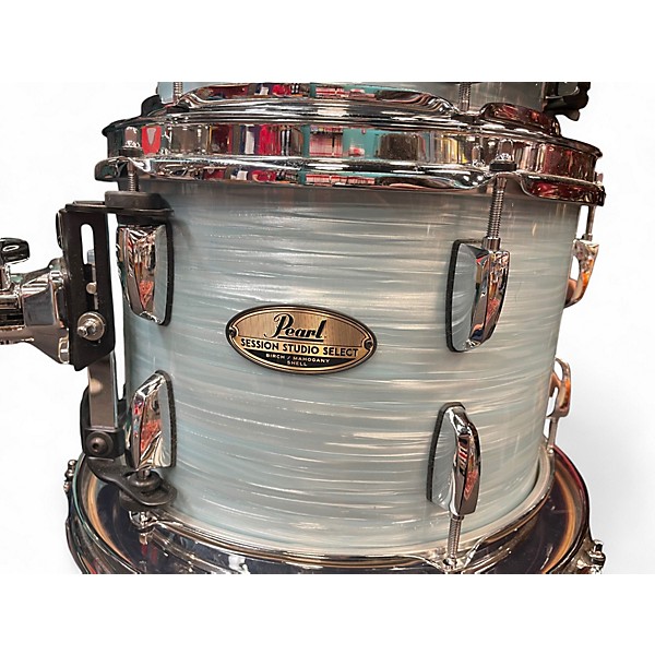 Used Pearl 4 Piece SESSIONS STUDIO SELECT PEARL BLUE Drum Kit