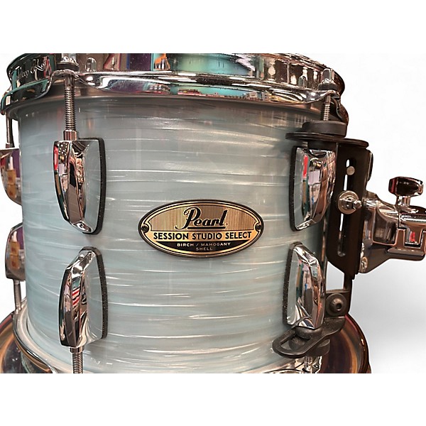 Used Pearl 4 Piece SESSIONS STUDIO SELECT PEARL BLUE Drum Kit