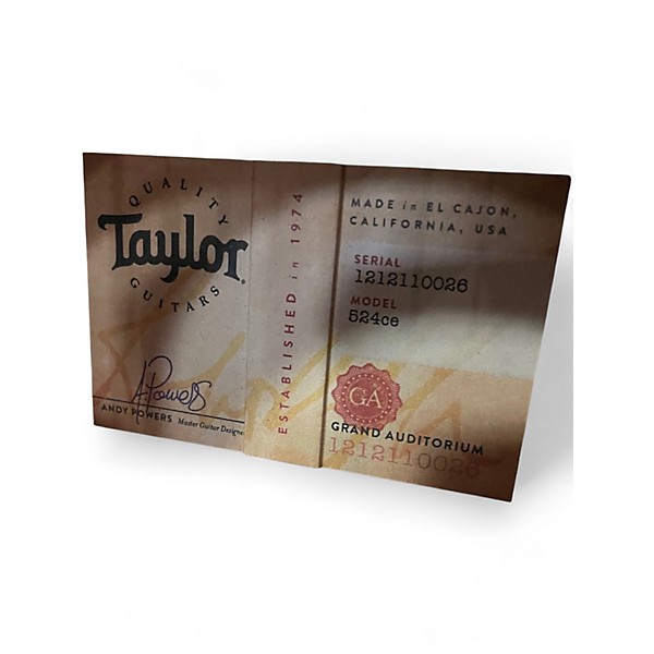 Used Taylor 524CE V-Class SHADED EDGE BURST Acoustic Guitar