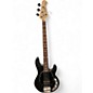 Used Sterling by Music Man Sub 4 Satin Black Electric Bass Guitar thumbnail