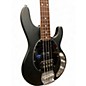 Used Sterling by Music Man Sub 4 Satin Black Electric Bass Guitar