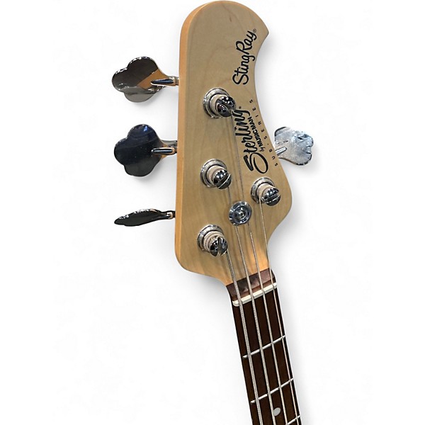 Used Sterling by Music Man Sub 4 Satin Black Electric Bass Guitar