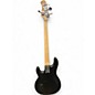 Used Sterling by Music Man Sub 4 Satin Black Electric Bass Guitar
