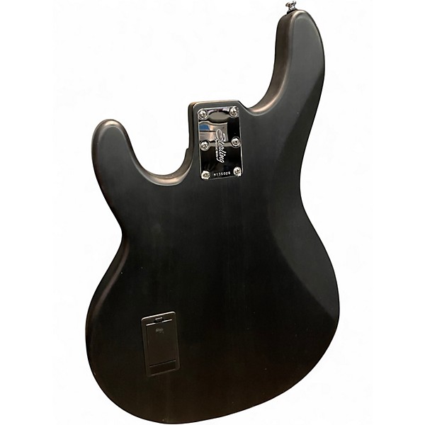 Used Sterling by Music Man Sub 4 Satin Black Electric Bass Guitar