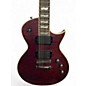 Used ESP LTD EC401QM Black Cherry Solid Body Electric Guitar