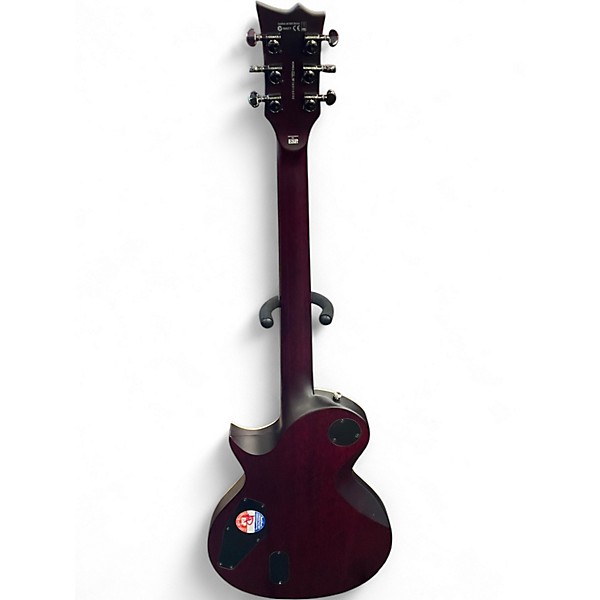 Used ESP LTD EC401QM Black Cherry Solid Body Electric Guitar