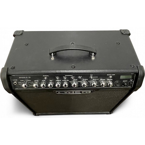 Used Line 6 Spider IV 75W 1x12 Guitar Combo Amp