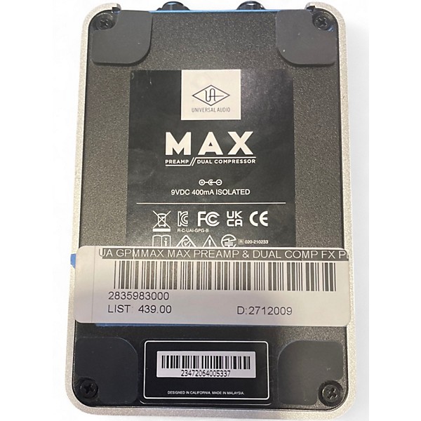 Used Universal Audio Max compressor Effect Pedal