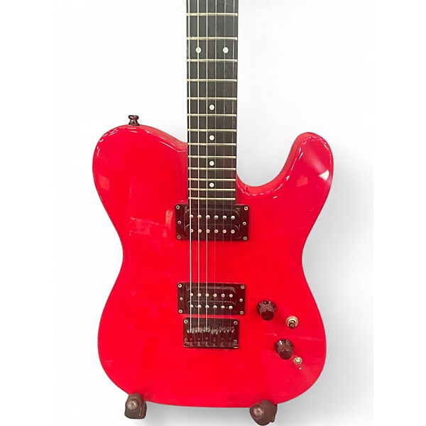 Used Fender Telecaster Red Solid Body Electric Guitar